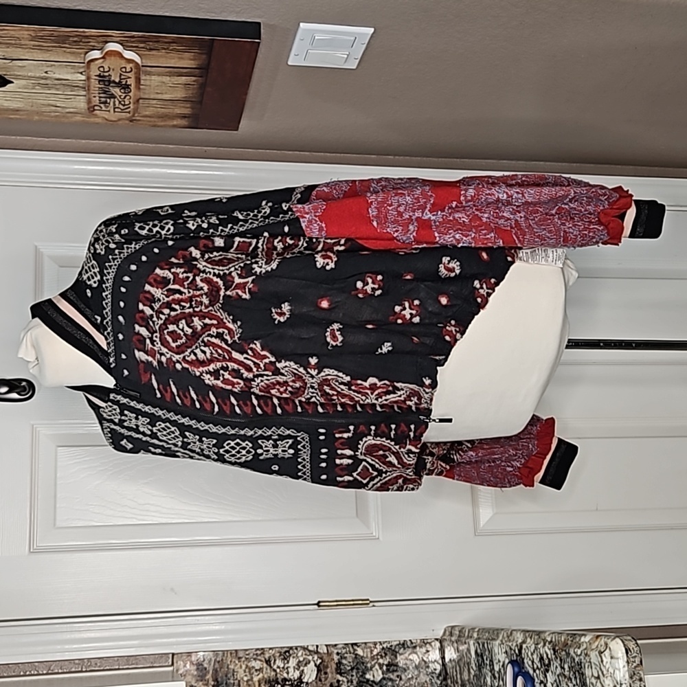 Free people crop textured zip up jacket XS - Picture 7 of 12